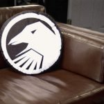 Shadow Crow Head Pillow